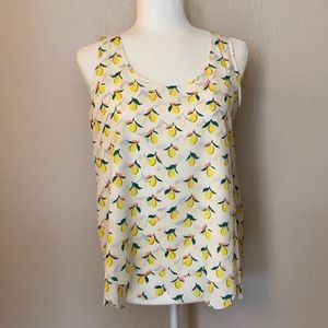 ❌SOLD❌ Maison Jules White Blouse with Lemons.